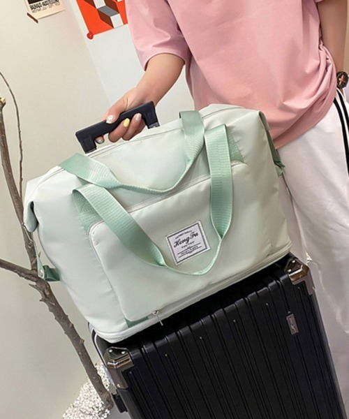Miniministore(ミニミニストア)の「キャリーオンバッグ レディース(トートバッグ・レディース・ブラック/コーラルピンク/ラベンダー/パープル/ミント/ライトグレー/ブルーグレー/ピンク/グレー・FREE)」の13枚目の写真