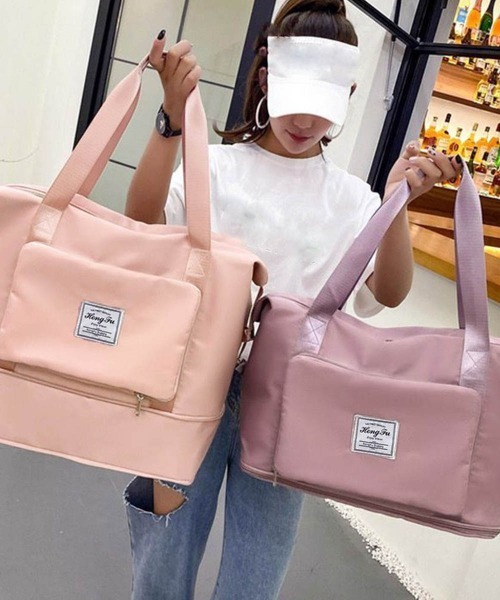 Miniministore(ミニミニストア)の「キャリーオンバッグ レディース(トートバッグ・レディース・ブラック/コーラルピンク/ラベンダー/パープル/ミント/ライトグレー/ブルーグレー/ピンク/グレー・FREE)」の15枚目の写真