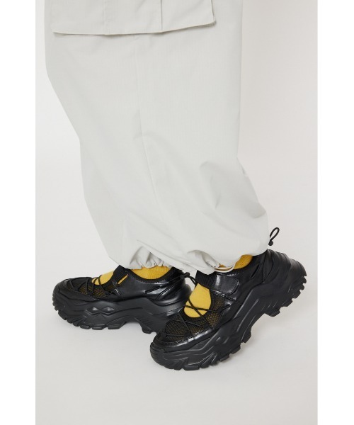 RODEO CROWNS WIDE BOWL(ロデオクラウンズワイドボウル)の「CODE OPEN SNEAKER 1(スニーカー・レディース・ホワイト/ブラック/マルチ・MEDIUM/LARGE)」の9枚目の写真