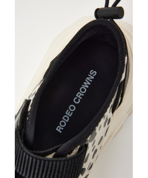RODEO CROWNS WIDE BOWL(ロデオクラウンズワイドボウル)の「CODE OPEN SNEAKER 1(スニーカー・レディース・ホワイト/ブラック/マルチ・MEDIUM/LARGE)」の21枚目の写真