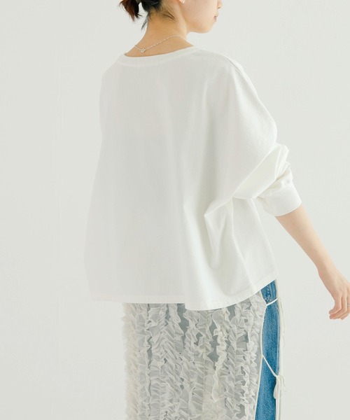 URBAN RESEARCH - アーバンリサーチ　ロングTシャツ　薄手　ベージュ URBAN RESEARCH（アーバンリサーチ）の「ロゴロングスリーブT