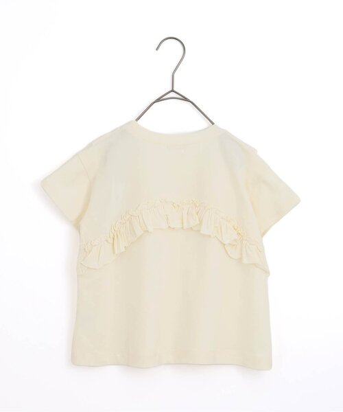 p.premier(ピードットプルミエ)の「フリルメロウTシャツ(Tシャツ/カットソー・キッズ・レッド/オフホワイト/グリーン/チャコール・80/130/140/90/100/110/120)」の15枚目の写真