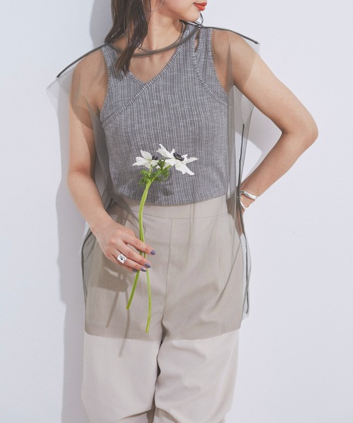 ジュメロ　チュールビスチェ　ホワイト jumelle（ジュメロ）の「【初回分即完売】tulle bustier（その他