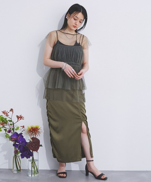 ☆完売☆cygne チュールシアートップスeve