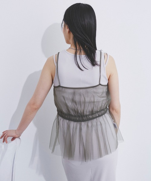 Cygne☆チュールシアートップスeve Cygne☆チュールシアートップスeve