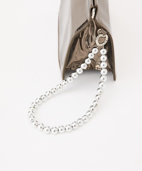 COLONY 2139（コロニートゥーワンスリーナイン）の「ミラーボックスポーチ / ハンドバッグ（ハンドバッグ・レディース・ブラック系その他/シルバー・FREE）」の5枚目の写真