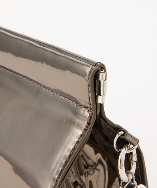 COLONY 2139（コロニートゥーワンスリーナイン）の「ミラーボックスポーチ / ハンドバッグ（ハンドバッグ・レディース・ブラック系その他/シルバー・FREE）」の6枚目の写真