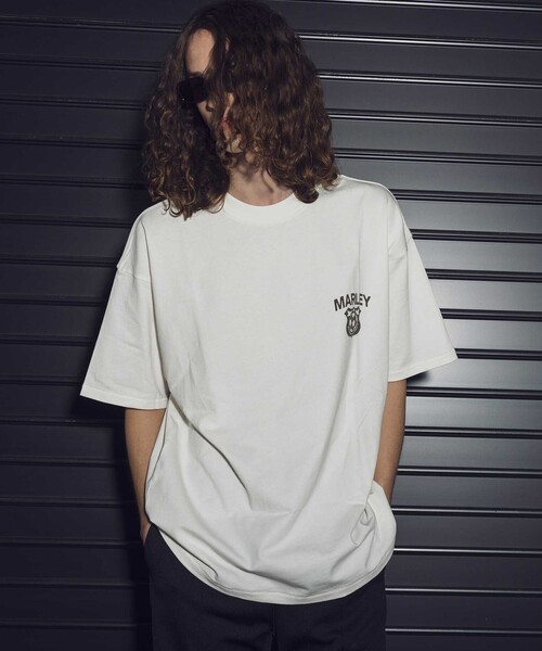 MONKEY TIME（モンキータイム）の「＜BOB MARLEY × monkey time＞ ピグメント プリント Tシャツ（Tシャツ/カットソー・メンズ・ライトブルー/ダークグレー/ホワイト・L/XL/S/M）」の4枚目の写真