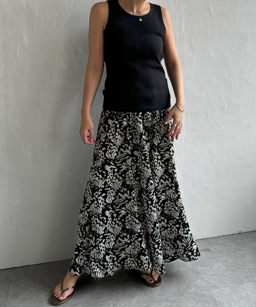 LBC(エルビーシー)の「プリントマーメイドスカート(スカート・レディース・ブラウン/ブラック・M)」の16枚目の写真