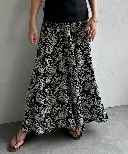 LBC(エルビーシー)の「プリントマーメイドスカート(スカート・レディース・ブラウン/ブラック・M)」の17枚目の写真