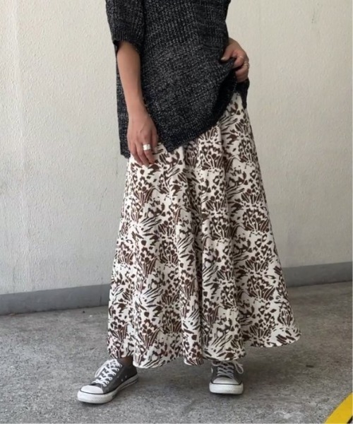 LBC(エルビーシー)の「プリントマーメイドスカート(スカート・レディース・ブラウン/ブラック・M)」の18枚目の写真