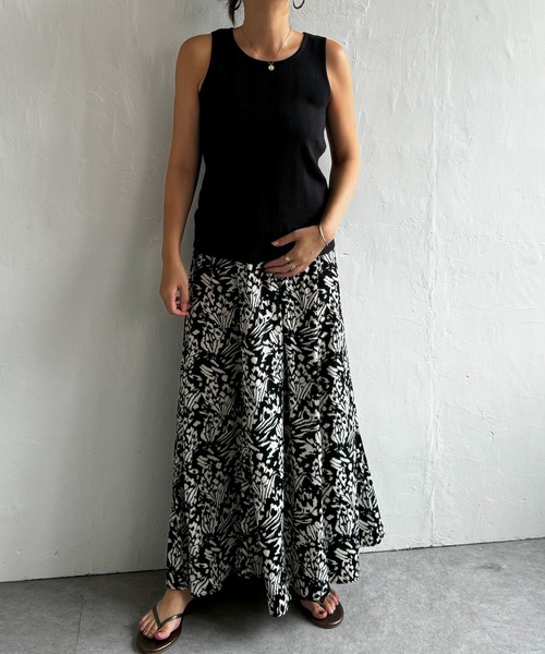 LBC(エルビーシー)の「プリントマーメイドスカート(スカート・レディース・ブラウン/ブラック・M)」の20枚目の写真