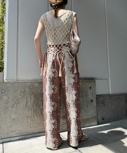 CIAOPANIC TYPY（チャオパニックティピー）の「アフリカンバティックアソート柄イージーパンツ（その他パンツ・レディース・グリーン/ブルー/ピンク・MEDIUM/SMALL）」の14枚目の写真