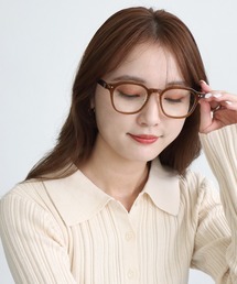 STYLE NUMBER（スタイルナンバー）の「【 STYLE NUMBER / スタイルナンバー 】 ウェリントン型 メガネ / メガネ拭き ケース付き（メガネ）」