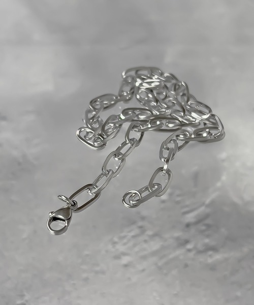 SBG（エスビー）の「SBG オーバルチェーンネックレス（ネックレス・メンズ・シルバー・45cm/50cm/55cm）」の8枚目の写真