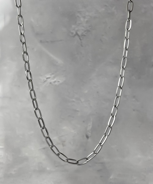 SBG（エスビー）の「SBG オーバルチェーンネックレス（ネックレス・メンズ・シルバー・45cm/50cm/55cm）」の5枚目の写真