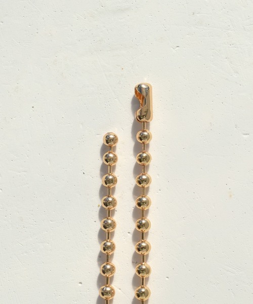 GOLDY（ゴールディ）の「ボール チェーン ガミー ハート ネックレス（ネックレス・レディース・ピンク/グリーン/ブラック/クリア/シルバー・FREE）」の12枚目の写真