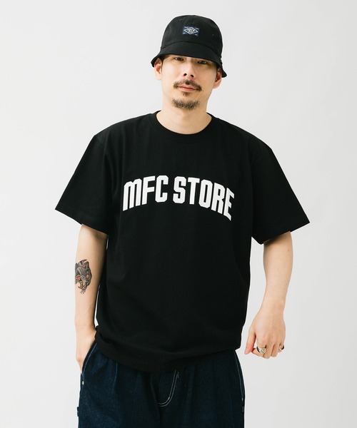 Tシャツ・カットソー 1993studio Studio Arch Logo T-Shirt_Navy 1993studio(1993スタジオ) Tシャツ・カットソー(メンズ) - 海外
