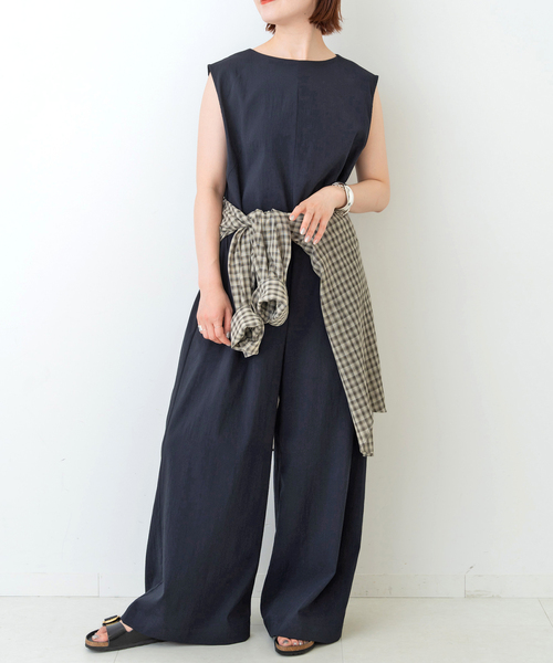 値下げ！美品⭐︎Spick&Span スリーブレスオールインワン Spick & Span（スピックアンドスパン）の「スリーブレス
