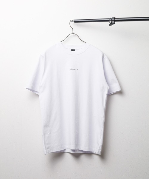 NO WAY(ノーウェイ)の「/バックプリント/ショートスリーブ コットンTシャツ(Tシャツ/カットソー・メンズ・ホワイト系1/ホワイト系2/ホワイト系3/ホワイト系4/ブラック系1/ブラック系2/ブラック系3/ブラック系4/ブルー系/ライトグリーン/パープル/ベージュ・MEDIUM/LARGE)」の2枚目の写真