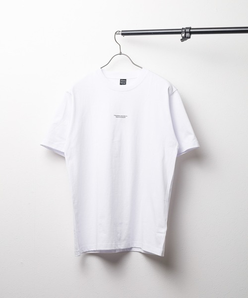 NO WAY(ノーウェイ)の「/バックプリント/ショートスリーブ コットンTシャツ(Tシャツ/カットソー・メンズ・ホワイト系1/ホワイト系2/ホワイト系3/ホワイト系4/ブラック系1/ブラック系2/ブラック系3/ブラック系4/ブルー系/ライトグリーン/パープル/ベージュ・MEDIUM/LARGE)」の3枚目の写真