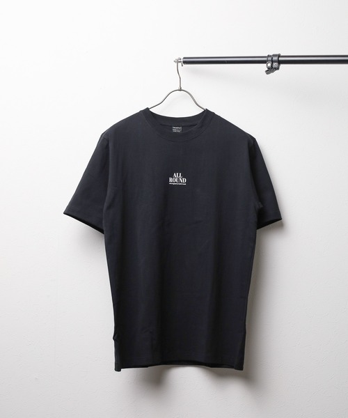 NO WAY(ノーウェイ)の「/バックプリント/ショートスリーブ コットンTシャツ(Tシャツ/カットソー・メンズ・ホワイト系1/ホワイト系2/ホワイト系3/ホワイト系4/ブラック系1/ブラック系2/ブラック系3/ブラック系4/ブルー系/ライトグリーン/パープル/ベージュ・MEDIUM/LARGE)」の1枚目の写真