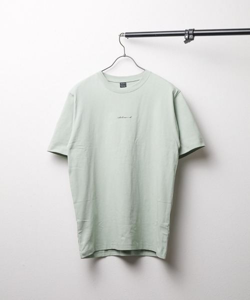 NO WAY(ノーウェイ)の「/バックプリント/ショートスリーブ コットンTシャツ(Tシャツ/カットソー・メンズ・ホワイト系1/ホワイト系2/ホワイト系3/ホワイト系4/ブラック系1/ブラック系2/ブラック系3/ブラック系4/ブルー系/ライトグリーン/パープル/ベージュ・MEDIUM/LARGE)」の10枚目の写真
