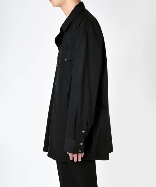 LAD MUSICIAN（ラッドミュージシャン）の「4.5oz DENIM WESTERN SHIRT（シャツ/ブラウス・メンズ・ブラック・46/44/42）」の7枚目の写真