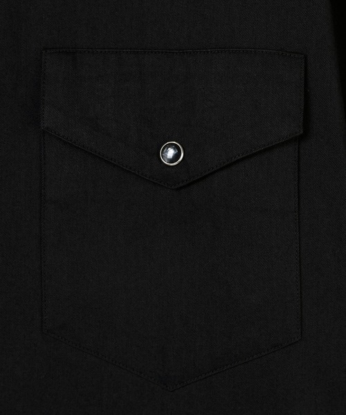 LAD MUSICIAN（ラッドミュージシャン）の「4.5oz DENIM WESTERN SHIRT（シャツ/ブラウス・メンズ・ブラック・46/44/42）」の3枚目の写真