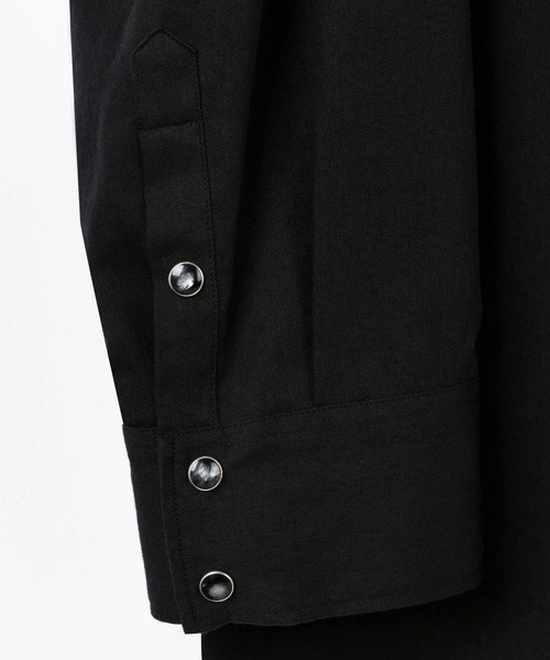 LAD MUSICIAN（ラッドミュージシャン）の「4.5oz DENIM WESTERN SHIRT（シャツ/ブラウス・メンズ・ブラック・46/44/42）」の2枚目の写真