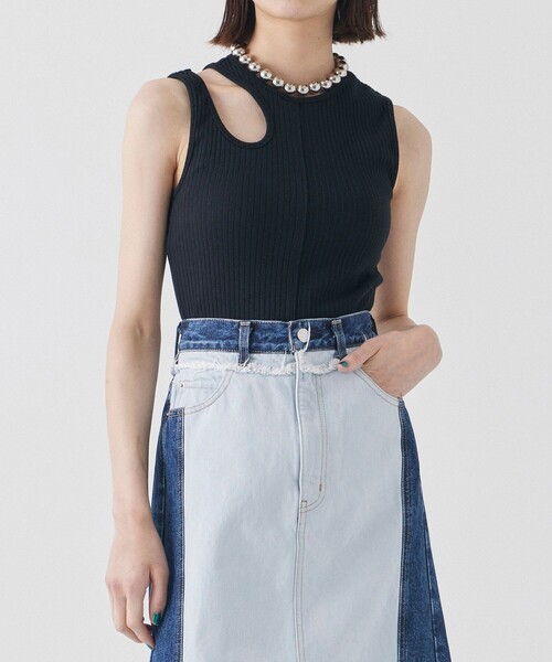 beautility カットアウトアシメタンクトップ- ノースリーブ -（タンクトップ）｜UNITED TOKYO（ユナイテッドトウキョウ）
