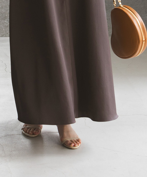 Noble（ノーブル）の「《追加》ビンテージツイルコンフォータブルキャミワンピース 5（ワンピース・レディース・ブラック/チャコールグレー/ベージュ・FREE）」の15枚目の写真