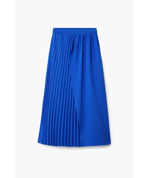 Desigual(デシグアル)の「アシンメトリープリーツ ミディスカート ブラック(スカート・レディース・ブラック/ブルー・XL/M/S/XS/L)」の2枚目の写真