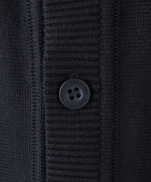 Carhartt WIP(カーハートダブリューアイピー)の「Carhartt L/S KENDRICKS PL I029956(ニット/セーター・メンズ・ブラック/ネイビー・LARGE/MEDIUM)」の5枚目の写真