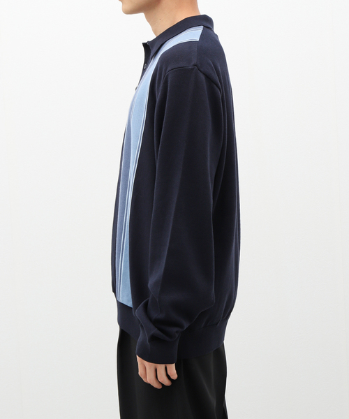 Carhartt WIP(カーハートダブリューアイピー)の「Carhartt L/S KENDRICKS PL I029956(ニット/セーター・メンズ・ブラック/ネイビー・LARGE/MEDIUM)」の13枚目の写真