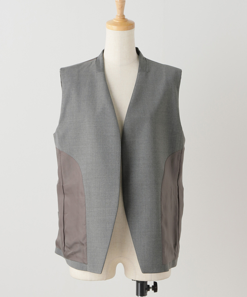 calla lily ジレ (gray)（ベスト）｜Plage（プラージュ）の