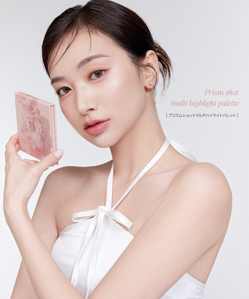 SELVE（セルブ）の「プリズムショットマルチハイライトパレット（ハイライト/シェーディング・レディース・01ブロッサムピーチ/02ダイヤモンドパール・FREE）」の19枚目の写真