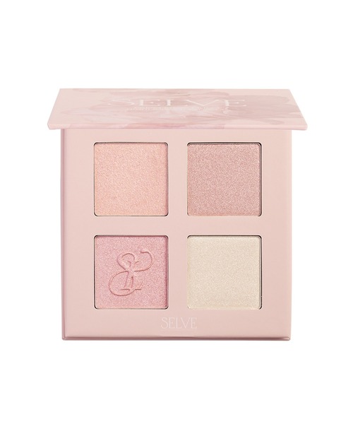 SELVE（セルブ）の「プリズムショットマルチハイライトパレット（ハイライト/シェーディング・レディース・01ブロッサムピーチ/02ダイヤモンドパール・FREE）」の9枚目の写真