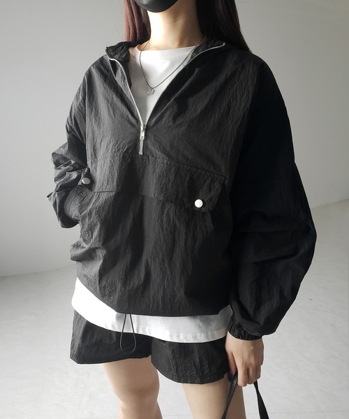 CHICKENNOT ナイロンアノラック ショートパンツ セットアップ サイズ2 me+em select（ミームセレクト）の「※※【 上下セットアップ