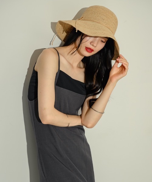 NEUNA（ヌナ）の「モチーフストローハット（ハット・レディース・ベージュ・FREE）」の12枚目の写真