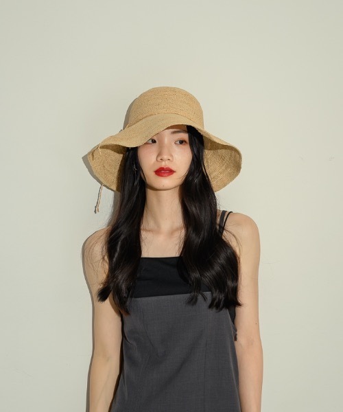 NEUNA（ヌナ）の「モチーフストローハット（ハット・レディース・ベージュ・FREE）」の10枚目の写真