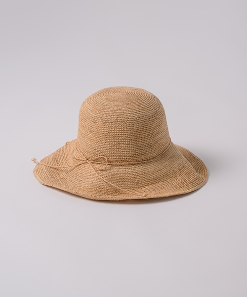 NEUNA（ヌナ）の「モチーフストローハット（ハット・レディース・ベージュ・FREE）」の5枚目の写真