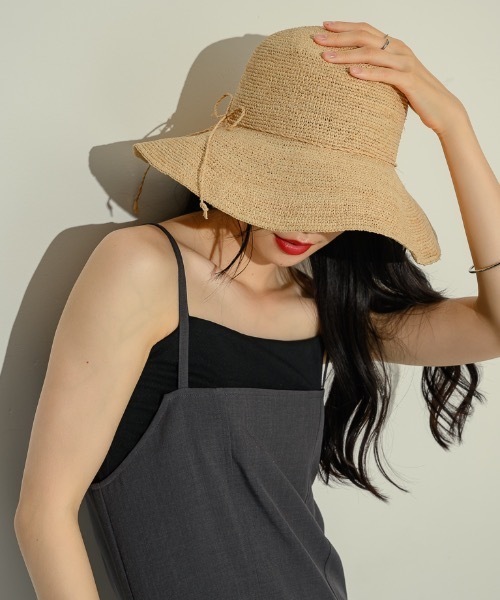 NEUNA（ヌナ）の「モチーフストローハット（ハット・レディース・ベージュ・FREE）」の13枚目の写真