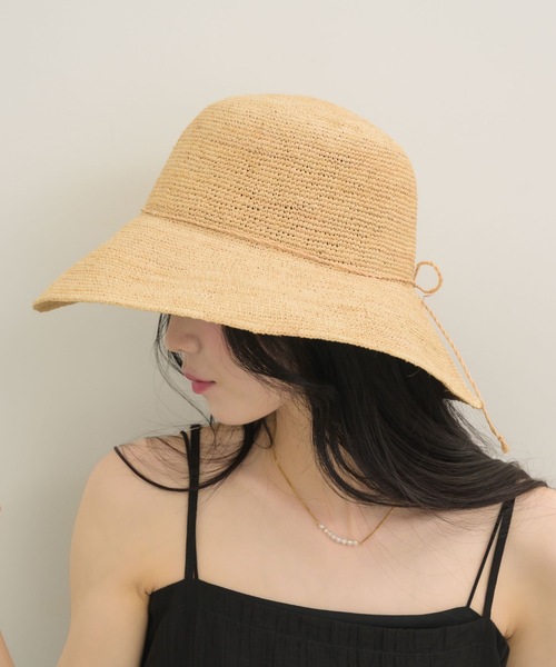NEUNA（ヌナ）の「モチーフストローハット（ハット・レディース・ベージュ・FREE）」の14枚目の写真