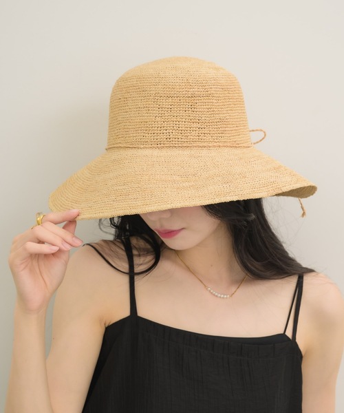 NEUNA（ヌナ）の「モチーフストローハット（ハット・レディース・ベージュ・FREE）」の15枚目の写真