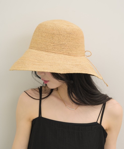 NEUNA（ヌナ）の「モチーフストローハット（ハット・レディース・ベージュ・FREE）」の16枚目の写真