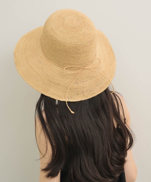 NEUNA（ヌナ）の「モチーフストローハット（ハット・レディース・ベージュ・FREE）」の17枚目の写真