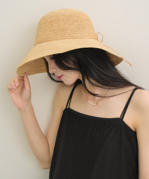 NEUNA（ヌナ）の「モチーフストローハット（ハット・レディース・ベージュ・FREE）」の19枚目の写真