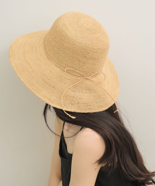 NEUNA（ヌナ）の「モチーフストローハット（ハット・レディース・ベージュ・FREE）」の18枚目の写真