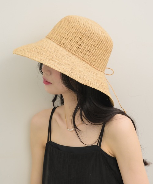 NEUNA（ヌナ）の「モチーフストローハット（ハット・レディース・ベージュ・FREE）」の20枚目の写真